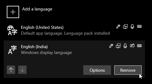 صورة لـ كيفية إضافة أو إزالة حزم اللغة لتغيير لغة العرض في Windows 10 | win10-language-packs-9-remove-language-pack-DzTechs