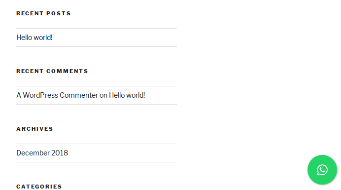 صورة لـ كيفية إضافة مربع دردشة WhatsApp إلى موقع WordPress الخاص بك | wordpress-whatsapp-chat-icon-DzTechs