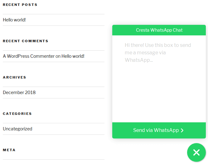 صورة لـ كيفية إضافة مربع دردشة WhatsApp إلى موقع WordPress الخاص بك | wordpress-whatsapp-chatbox-DzTechs