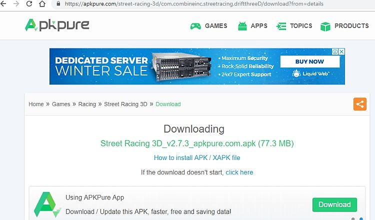 صورة لـ كيفية لعب ألعاب Android على جهاز الكمبيوتر بكامل الشاشة | APK-Street-Racing-3D-Download-DzTechs