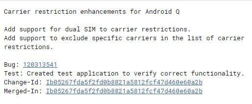 صورة لـ يمكن أن يجعل نظام Android 10 قفل الشبكة أكثر تقييدًا | Android-Q-Carriers-Notes-DzTechs