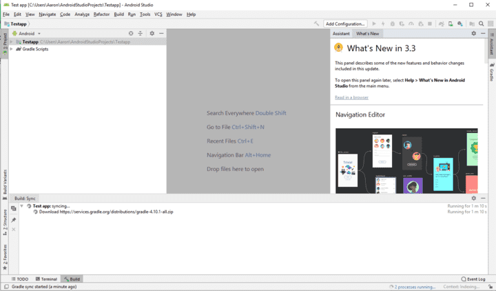 صورة لـ كيفية إعداد وتشغيل Android Pie 9.0 على جهاز الكمبيوتر لتطوير التطبيقات | Android-studio-Open-development-environment-DzTechs