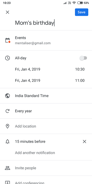 صورة لـ 7 أفضل تطبيقات التذكير بعيد ميلاد الأصدقاء والأقارب لمنصتي Android و iOS | Birthday-Reminder-Apps-8-DzTechs