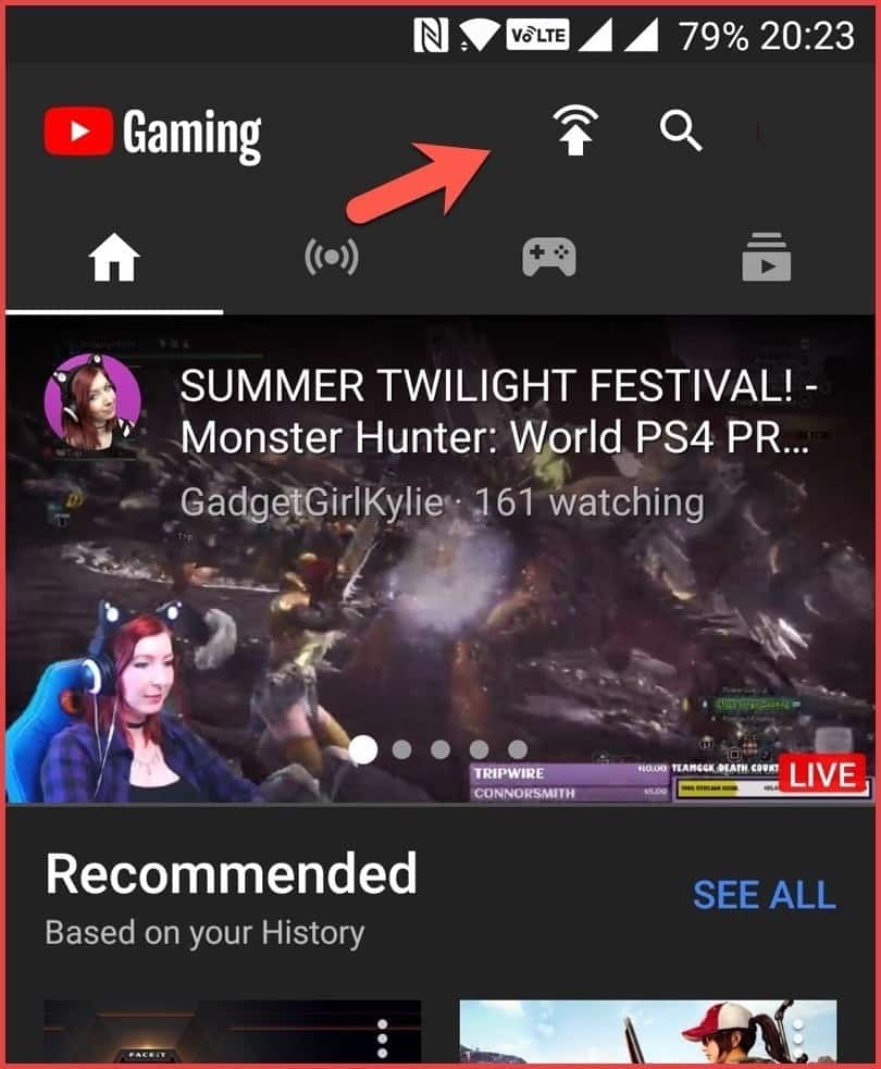صورة لـ كيف تبدأ بث ألعاب Android أو أي شيء آخر من الشاشة على YouTube وكسب المال (أنا جاد!) | Broadcast-live-video-from-Android-DzTechs