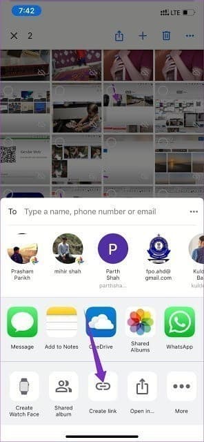 صورة لـ أفضل 4 طرق لنقل الصور من الـ iPhone إلى الكمبيوتر دون استخدام iTunes | Create-link-Google-Photos-4_935adec67b324b146ff212ec4c69054f-DzTechs