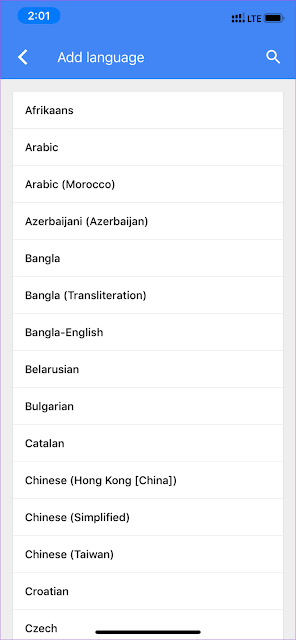 صورة لـ مُقارنة بين لوحات المفاتيح على iPhone: المُضمنة مُقابل Gboard و SwiftKey | Gboard-Language_935adec67b324b146ff212ec4c69054f-DzTechs