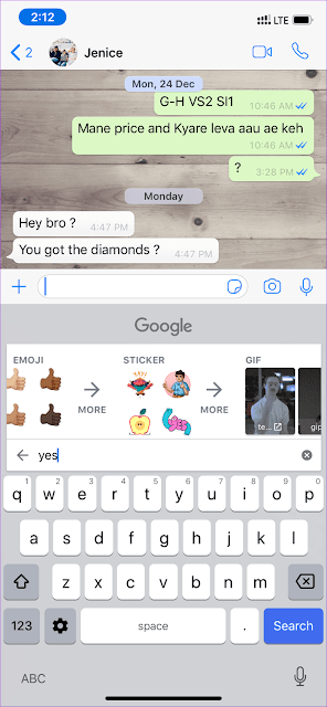 صورة لـ مُقارنة بين لوحات المفاتيح على iPhone: المُضمنة مُقابل Gboard و SwiftKey | Gboard-Stickers_935adec67b324b146ff212ec4c69054f-DzTechs