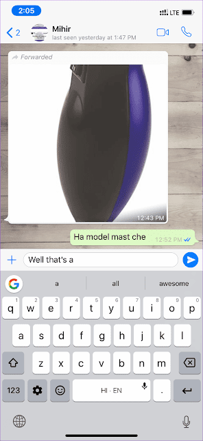 صورة لـ مُقارنة بين لوحات المفاتيح على iPhone: المُضمنة مُقابل Gboard و SwiftKey | Gboard-Suggestion_935adec67b324b146ff212ec4c69054f-DzTechs