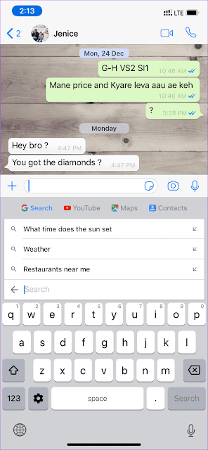 صورة لـ مُقارنة بين لوحات المفاتيح على iPhone: المُضمنة مُقابل Gboard و SwiftKey | Gboard-search_935adec67b324b146ff212ec4c69054f-DzTechs