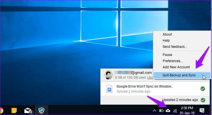 صورة لـ هل لم يتم مزامنة Google Drive على Windows 10؟ هنا هي أفضل 10 طرق لحلها | Google-Drive-Wont-Sync-on-Windows-10-2_935adec67b324b146ff212ec4c69054f-DzTechs