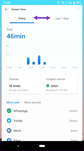 صورة لـ الدليل الكامل لتطبيق 5.1 / Microsoft Launcher 5.0 | History-5_935adec67b324b146ff212ec4c69054f-DzTechs