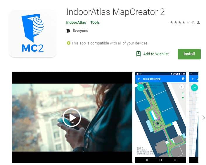 صورة لـ أفضل تطبيقات الملاحة الداخلية لنظام Android | Indoor-navigation-IndoorAtlas-DzTechs