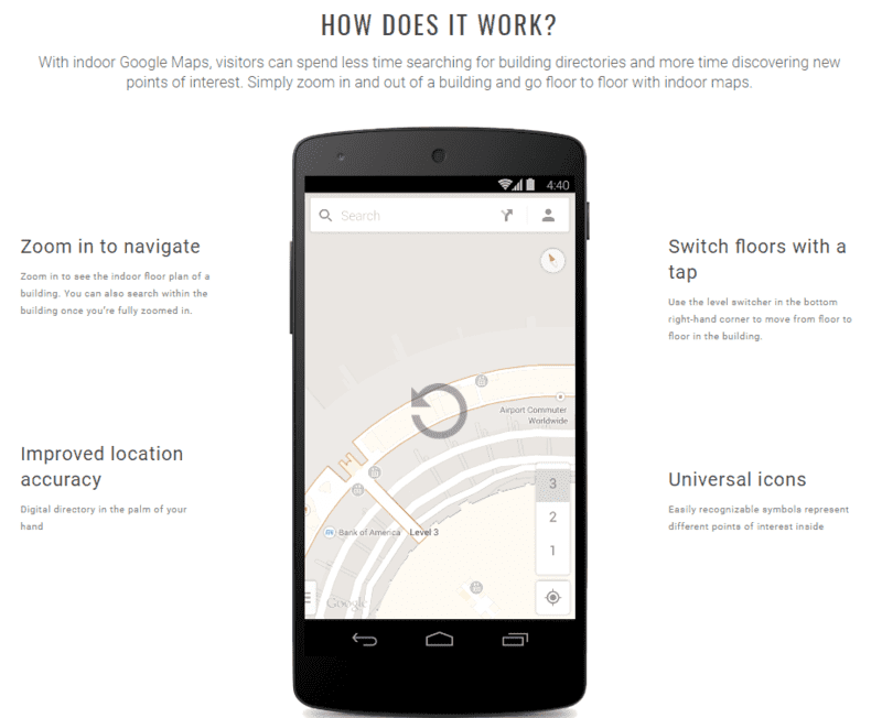 صورة لـ أفضل تطبيقات الملاحة الداخلية لنظام Android | Indoor-navigation-google-maps-DzTechs