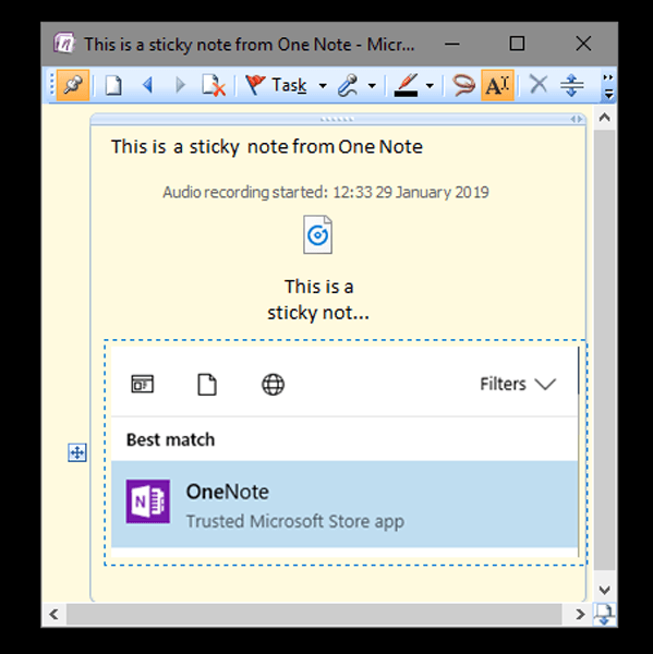 صورة لـ بدائل Sticky Notes لتدوين الملاحظات بشكل سريع | One_Note_StickyNotes-DzTechs