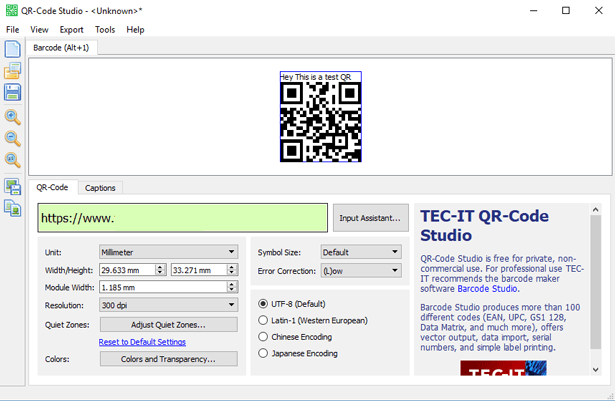صورة لـ أفضل تطبيقات إنشاء QR Code دون اتصال لنظام التشغيل Windows، Mac، Android و iOS | QR-code-Studio-DzTechs