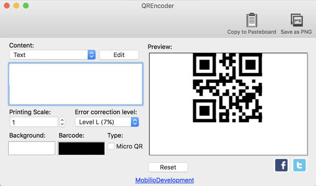 صورة لـ أفضل تطبيقات إنشاء QR Code دون اتصال لنظام التشغيل Windows، Mac، Android و iOS | QREncoder-mac-DzTechs
