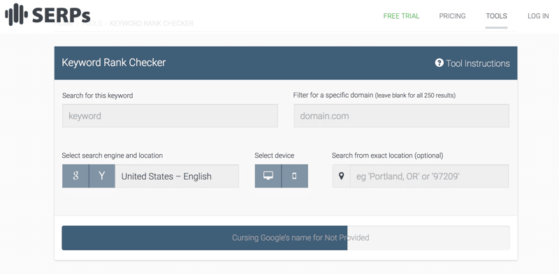 صورة لـ +5 مواقع ويب مُمتازة للتحقق من موضع وتصنيف الكلمات الرئيسية في محركات البحث | SERPs-Keyword-rank-checker-DzTechs