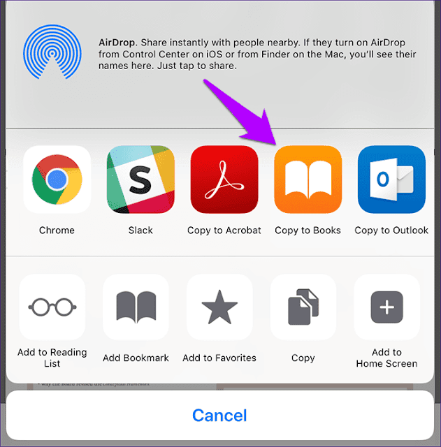 صورة لـ كيفية حفظ ملفات PDF إلى تطبيق Books على iPhone و iPad | Save-PDF-to-Books-Iphone-Ipad-2_4d470f76dc99e18ad75087b1b8410ea9-DzTechs