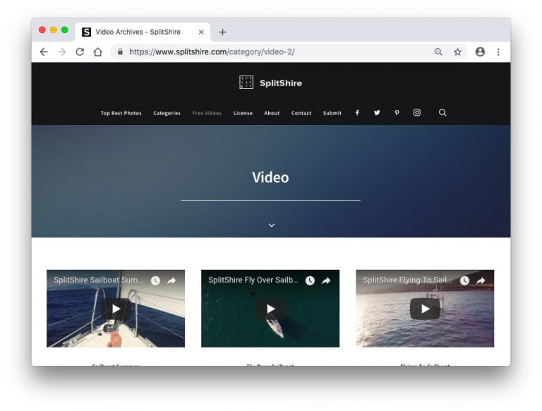 صورة لـ أفضل مواقع الويب لتنزيل الفيديوهات المجانية للاستخدام الشخصي والتجاري | Screen-Shot-2018-09-27-at-12.40.16-PM-768x582-DzTechs