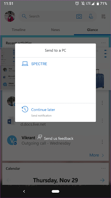 صورة لـ الدليل الكامل لتطبيق 5.1 / Microsoft Launcher 5.0 | Send-to-PC-5_935adec67b324b146ff212ec4c69054f-DzTechs
