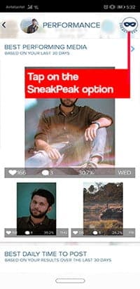 صورة لـ أفضل التطبيقات للتخطيط لخلاصة Instagram لنظام Android و iOS | SneakPeak_small-DzTechs