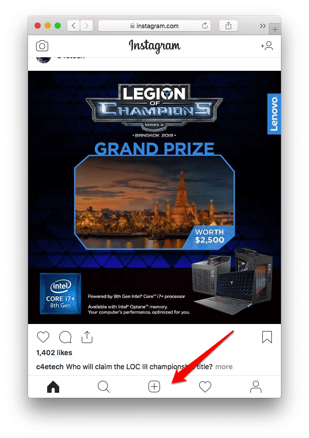 صورة لـ 4 طرق لتحميل الصور على Instagram من Windows و MacOS | Upload-to-Instagram-Using-Chrome-7-DzTechs