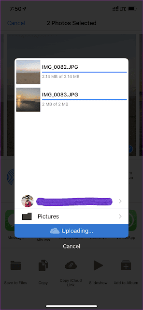 صورة لـ أفضل 4 طرق لنقل الصور من الـ iPhone إلى الكمبيوتر دون استخدام iTunes | Upload-to-OneDrive_935adec67b324b146ff212ec4c69054f-DzTechs
