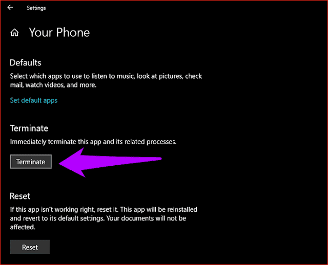 صورة لـ كيفية إصلاح تطبيق Your Phone لا يعمل على Windows 10 | Windows-10-Your-Phone-App-Not-Working-Fix-12_4d470f76dc99e18ad75087b1b8410ea9-DzTechs