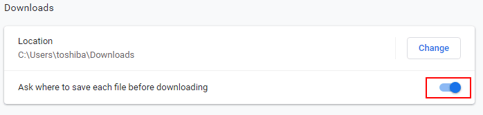 صورة لـ كيفية تغيير إعدادات التنزيل في Google Chrome | chrome-settings-save-files-individually-DzTechs
