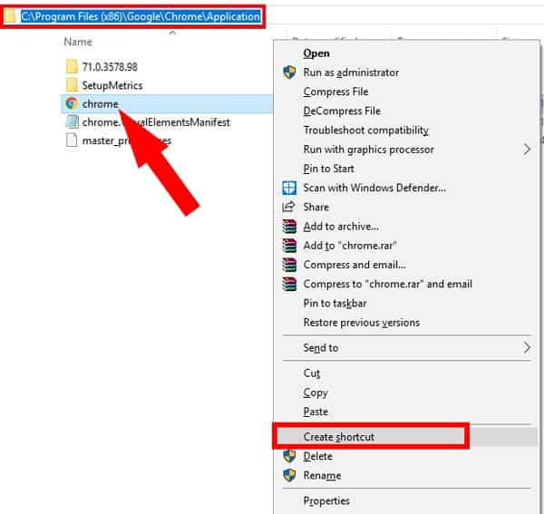 صورة لـ أفضل طريقة لتسجيل الخروج من مواقع متعددة في وقت واحد | chrome_create_shortcut-1-DzTechs