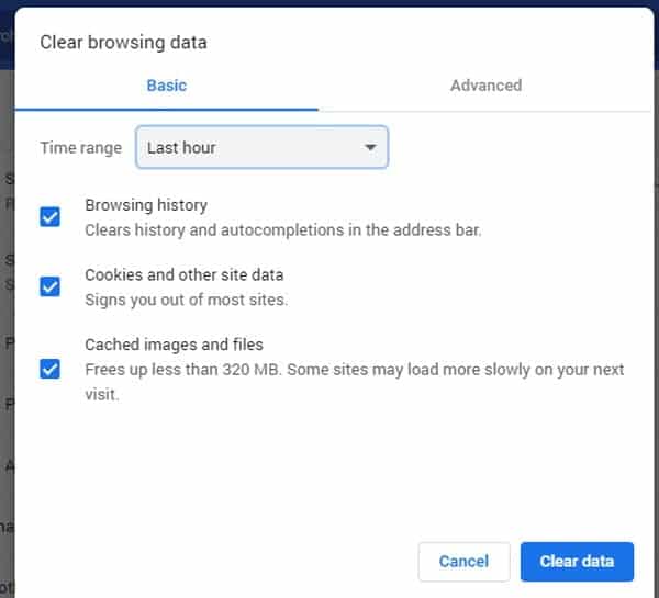 صورة لـ أفضل طريقة لتسجيل الخروج من مواقع متعددة في وقت واحد | clear_browsingData_tab-DzTechs