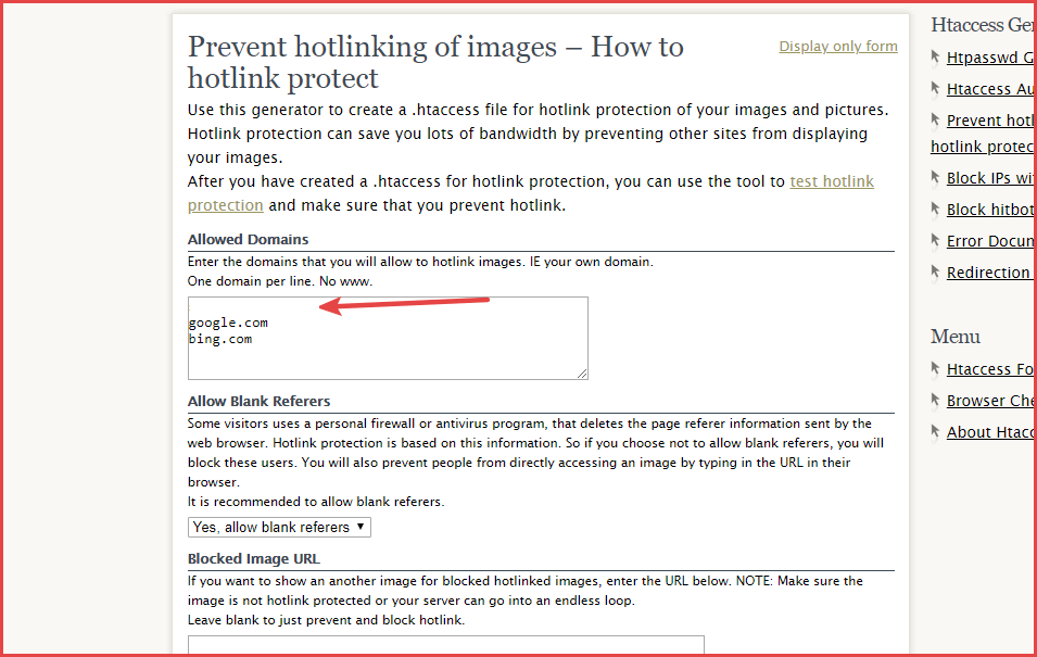 صورة لـ كيفية منع ارتباطات الصور المضمنة Hotlinking في WordPress (3 طرق عمل) | disable-image-hotlinking-in-wordpress-3-DzTechs