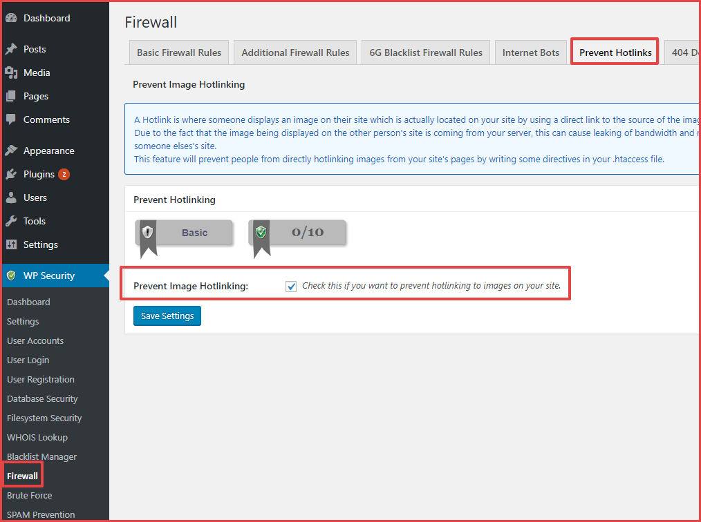 صورة لـ كيفية منع ارتباطات الصور المضمنة Hotlinking في WordPress (3 طرق عمل) | disable-image-hotlinking-in-wordpress-7-DzTechs