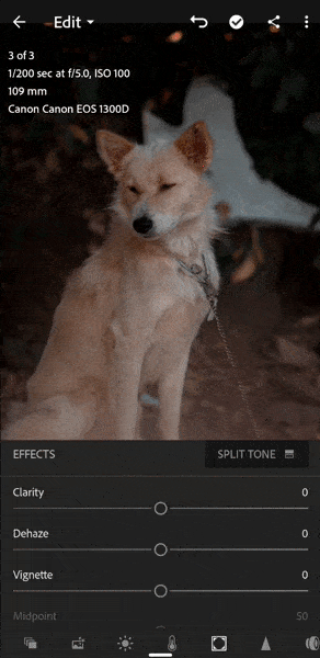 صورة لـ نصائح وحيل لاستخدام تطبيق Lightroom على الهاتف كالمُحترفين | double_to_slider-DzTechs