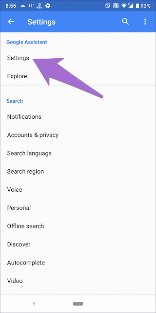 صورة لـ كيفية إزالة Google Assistant من زر الصفحة الرئيسية | google-assistant-home-button-remove-18_935adec67b324b146ff212ec4c69054f-DzTechs