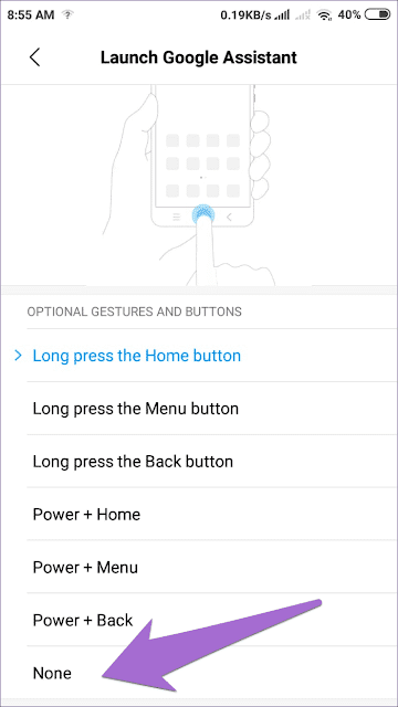 صورة لـ كيفية إزالة Google Assistant من زر الصفحة الرئيسية | google-assistant-home-button-remove-9_935adec67b324b146ff212ec4c69054f-DzTechs