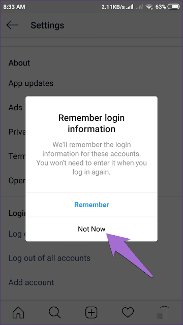 صورة لـ كيفية إزالة حساب Instagram الذي تم تذكره على جهازك | instagram-remove-remembered-account-4_935adec67b324b146ff212ec4c69054f-DzTechs