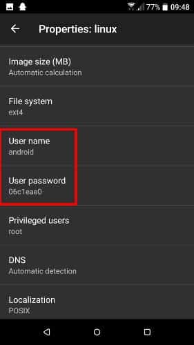 صورة لـ كيفية تثبيت توزيعة Ubuntu على جهازك Android باستخدام Linux Deploy | install-linux-deploy-android-user-name-password-DzTechs