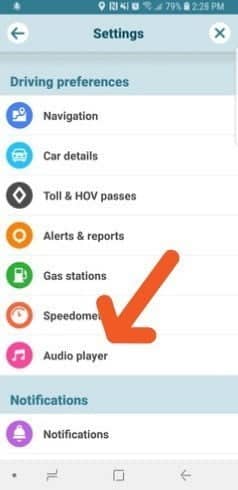 صورة لـ كيفية التحكم في الموسيقى الخاصة بك بأمان أثناء التنقل باستخدام Google Maps | maps-audio-player-waze-audio-player-settings-DzTechs