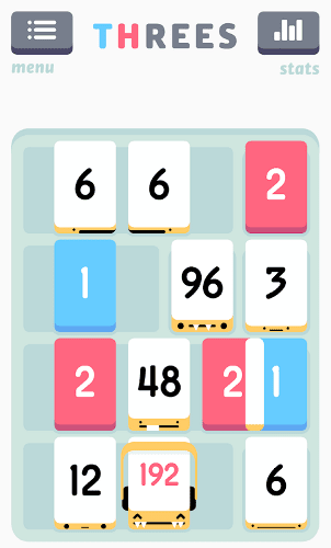 صورة لـ أفضل تطبيقات لعبة الرياضيات لنظامي التشغيل Android و iOS | math-game-app-01-Threes-DzTechs