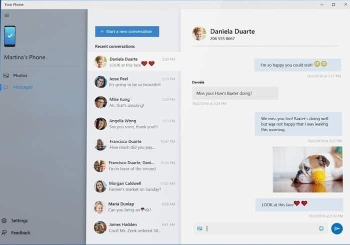 صورة لـ 5 من أكبر الأشياء التي يُمكن أن نراها على نظام Windows 10 | new-features-windows-10-2019-your-phone-DzTechs
