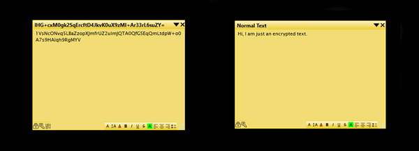 صورة لـ بدائل Sticky Notes لتدوين الملاحظات بشكل سريع | pnotes_encrypted_text-DzTechs