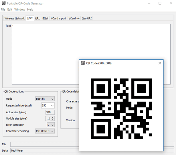 صورة لـ أفضل تطبيقات إنشاء QR Code دون اتصال لنظام التشغيل Windows، Mac، Android و iOS | portable-QR-DzTechs