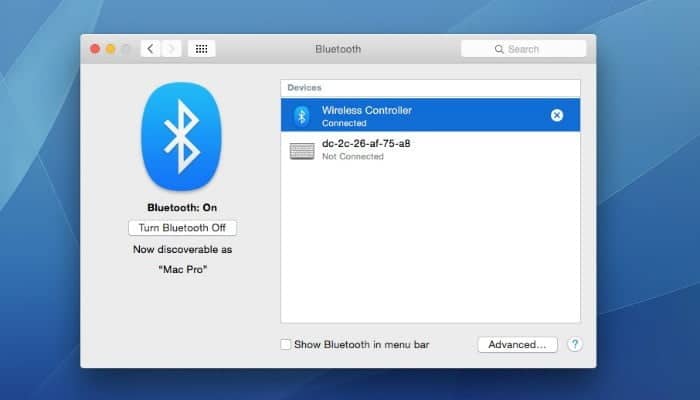 صورة لـ كيفية توصيل وحدة تحكم PS4 بجهاز Mac الخاص بك | ps4-controller-mac-bluetooth-DzTechs
