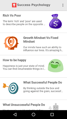 صورة لـ مجموعة من أفضل تطبيقات المُساعدة الذاتية لنظامي Android و iOS | self-help-app-03-Success-Psychology-DzTechs