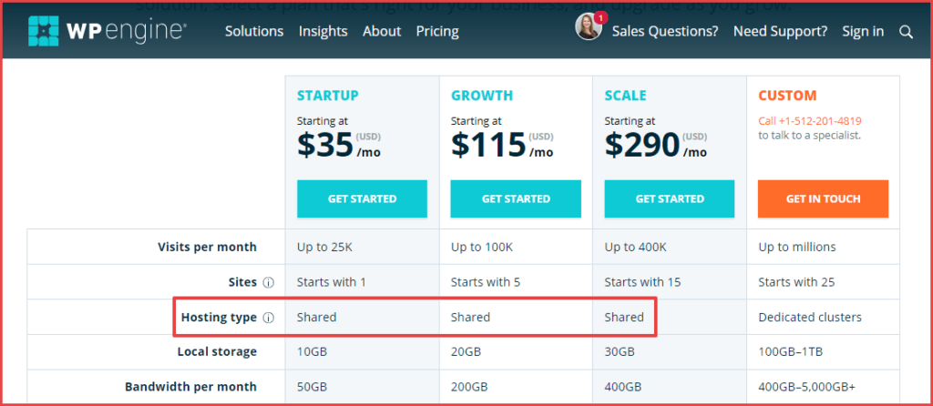 صورة لـ مُقارنة بين استضافة WordPress المُشتركة والاستضافة المُدارة: ما هي افضل استضافة بالنسبة لك؟ | shared-hosting-vs-managed-wordpress-hosting-1-1024x446-DzTechs