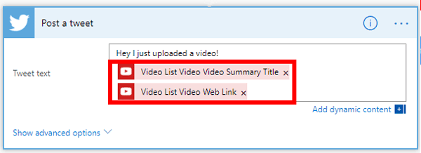 صورة لـ YouTube يتجه لإزالة المشاركة التلقائية على Twitter – هنا كيفية اصلاح هذا | tweet_contents_flow-DzTechs