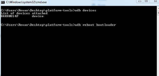 صورة لـ كيفية تثبيت TWRP Recovery على Android (بدون الحاجة لعمل روت) | twrp-command-window-DzTechs