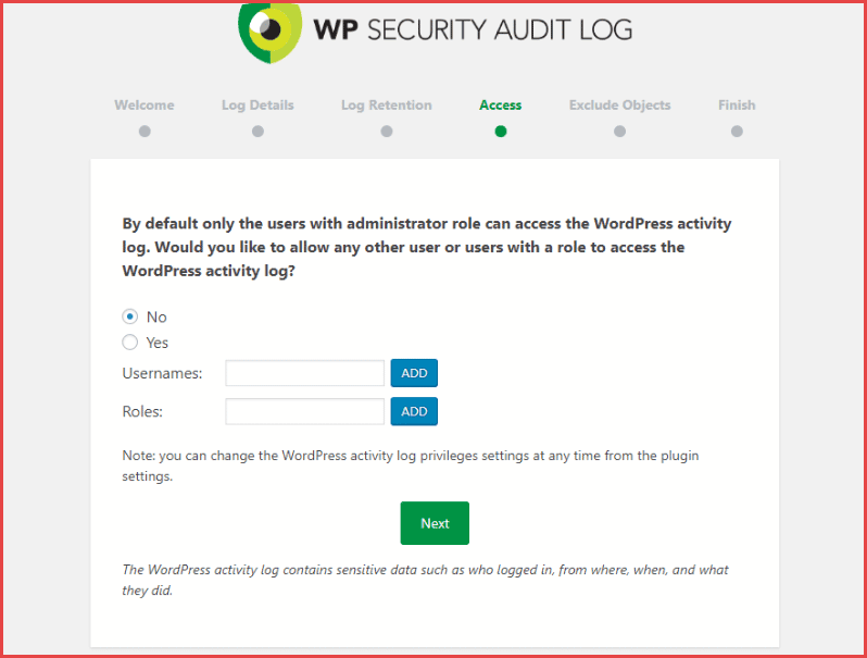 صورة لـ لماذا وكيف تقوم بإنشاء سجل تدقيق الأمان على WordPress مجانًا | wordpress-security-audit-log-4-DzTechs