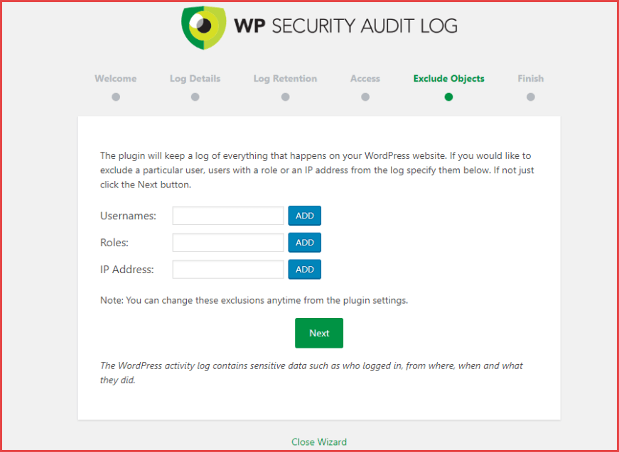 صورة لـ لماذا وكيف تقوم بإنشاء سجل تدقيق الأمان على WordPress مجانًا | wordpress-security-audit-log-5-DzTechs
